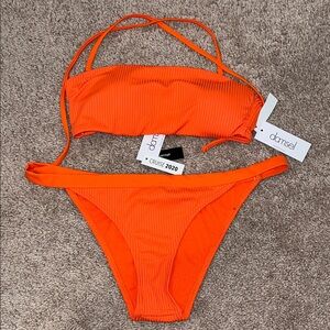 DAMSEL Orange bikini set